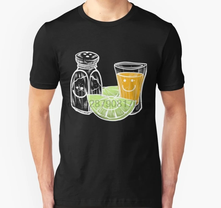 Смешные мужские футболки Cinco De Mayo Tequila футболка для мужчин подарок напиток Slim Fit