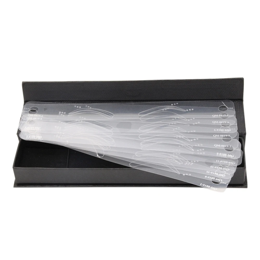 12 стилей трафарет для бровей Трафарет коррекции Набор инструментов ухода