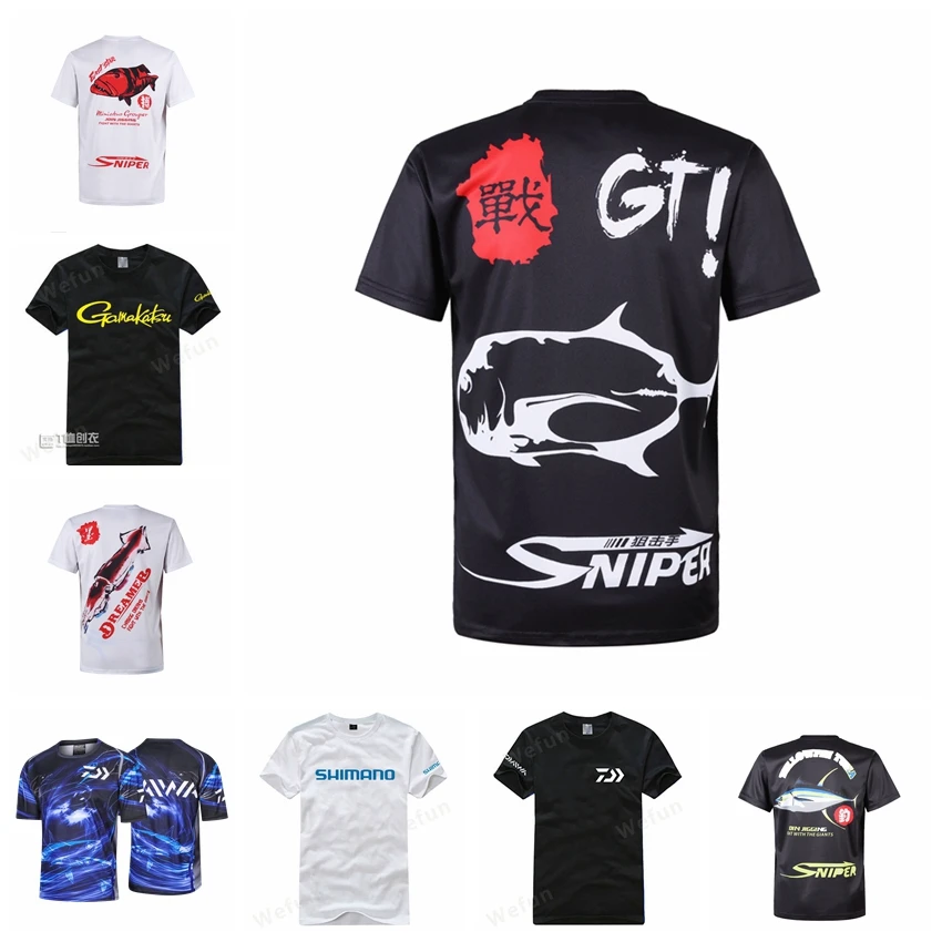 

DAIWA Shimano Fishing clothes Anti-UV Cycling short-sleeved outdoor sunscreen quick drying T-shirt Multi-style tops