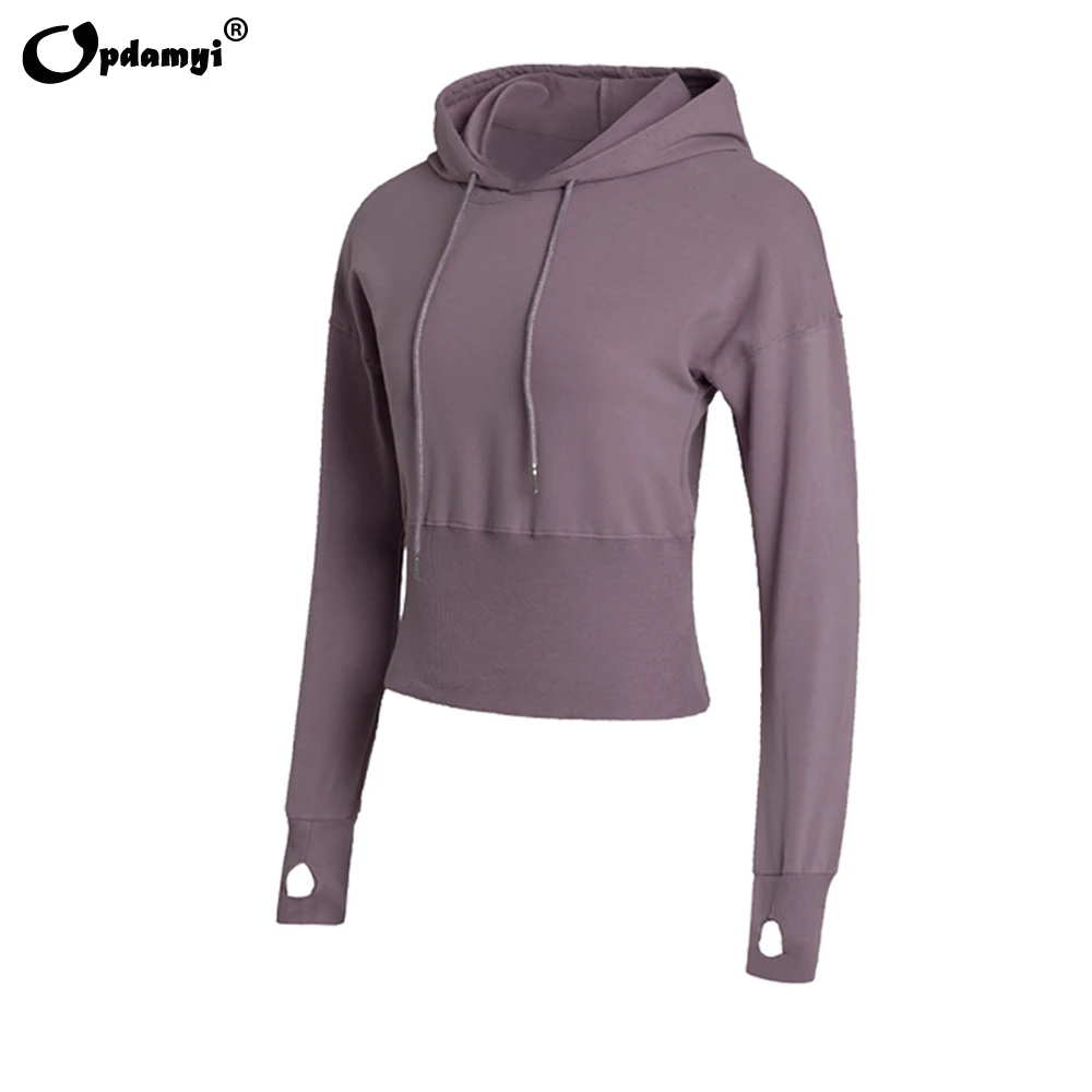 

Autumn Women Sport Wear Long Sleeve Hoodies Gym Tops Shirt Sport Coat Cotton Tracksuit Female Sports Jacket Fitness Yoga Clothes