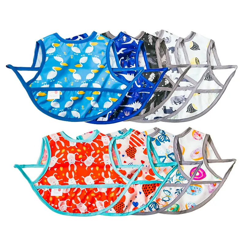 

1Pcs Newborn Baby Bibs Waterproof Cartoon Bib Bandana Baberos Bibs For Kids Girls Boys Bib Baby Clothing