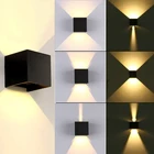 Уличная Водонепроницаемая настенная лампа 6W12W20W, внутренние и наружные светильники с регулируемой яркостью lp65, настенная лампа для двора, крыльца, спальни