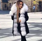 Женское шерстяное пальто с воротником, зимнее, модное, теплое, плотное, свободное, с капюшоном и длинным рукавом