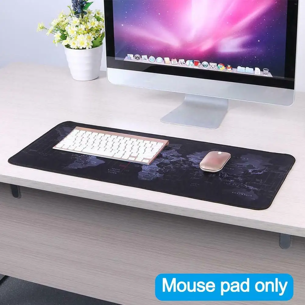 Большой Настольный коврик для мыши с клавиатурой 4 размера игровой со старой