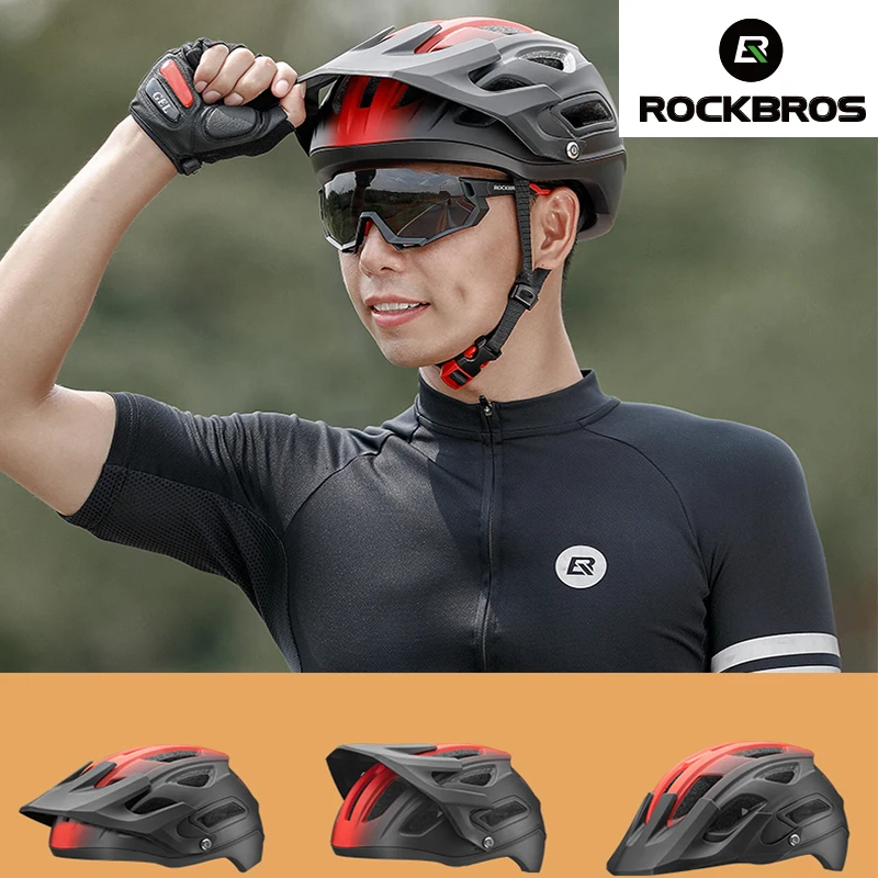 

ROCKBROS Bicycle Helmet Breathable EPS Integrally-molded Women Off-road Commuter MTB Road Bike Riding Helmets Cycling Equipment