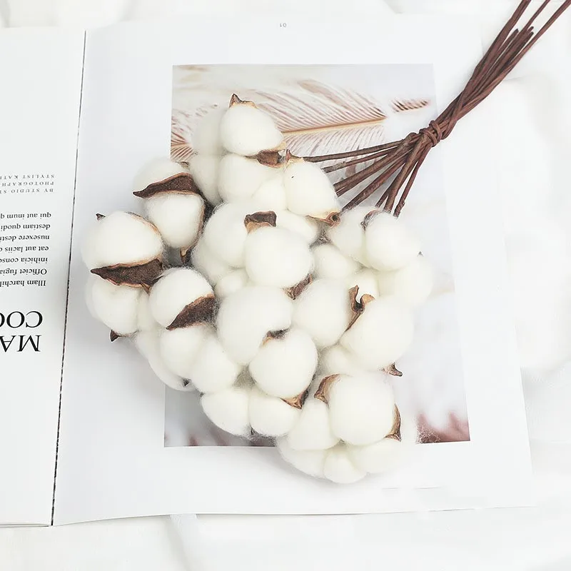 

Natural Cotton Bouquet And Dried Flowers Can Be Used For Home Decoration Daily Flower Arrangement Taking Pictures Wedding
