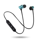 Bluetooth-наушники с микрофоном, спортивные магнитные проводные наушники с шейным ободом, стереонаушники, музыкальные наушники для телефона