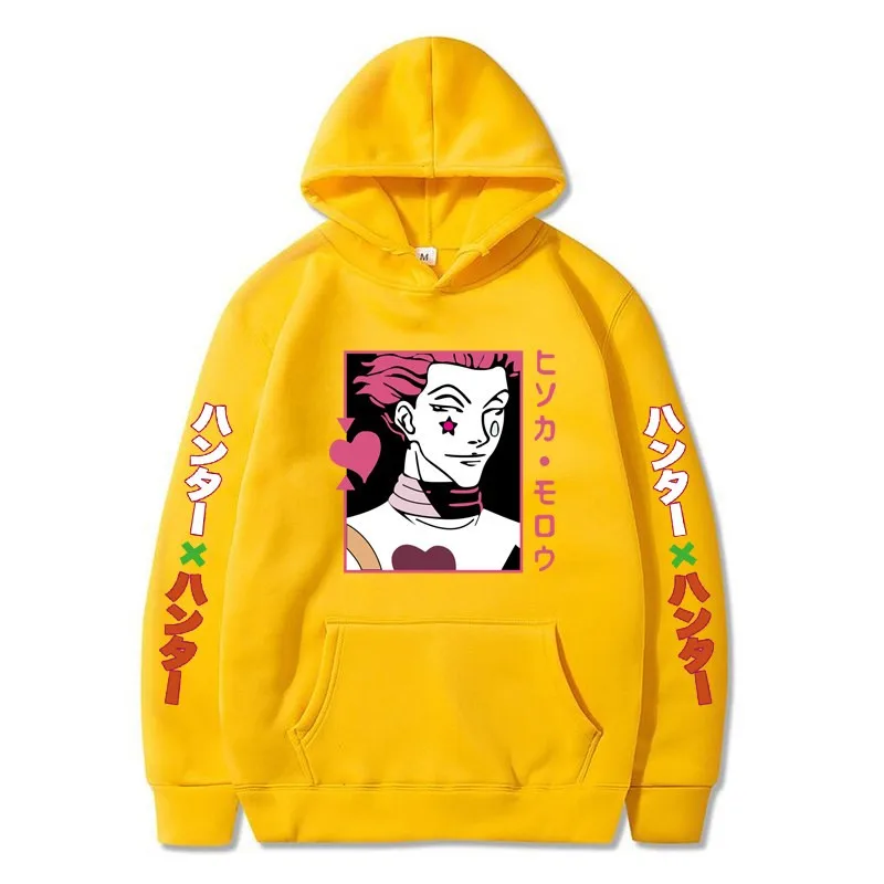 

Japanese Anmie Hunter X Hunter Printed Long Sleeve Harajuku Hoodies Sweatshirt for Men