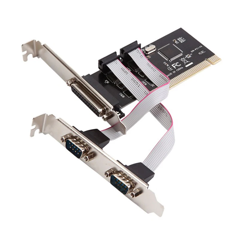 

Плата расширения DIEWU PCI 2 serial 1 с параллельным портом и адаптером карты TX382A