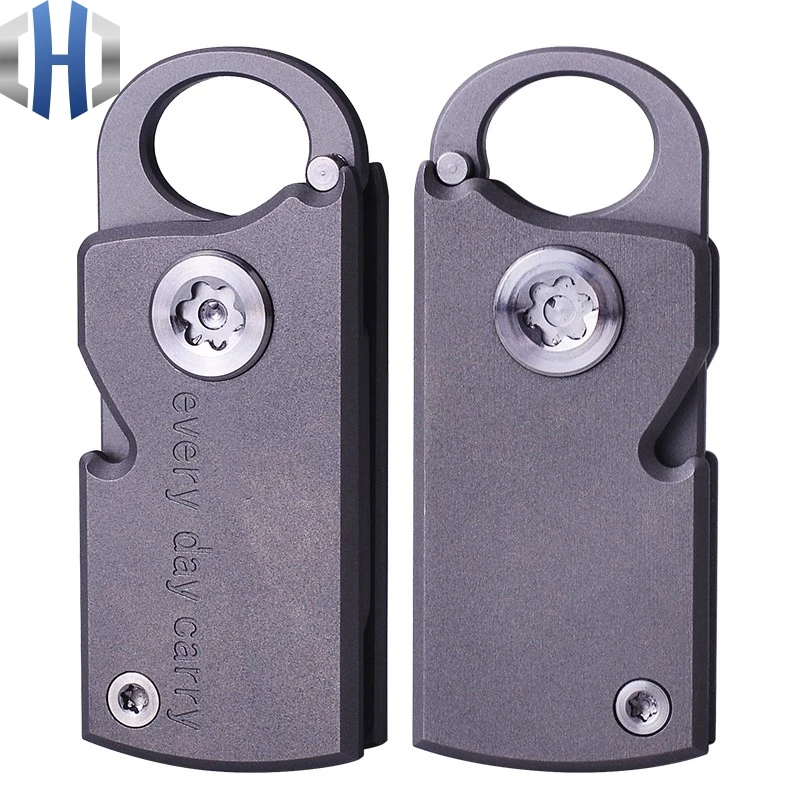 Карманный мини брелок складной нож Экспресс выход из коробки для резки EDC Outdoor Tc4