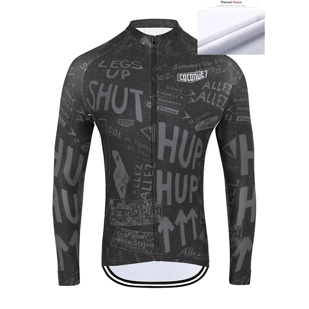 

Winter Thermal Fleece Men's Cycling Jersey long sleeve Ropa ciclismo Bicycle Wear Bike Clothing Warm Maillot Cycling Clothing