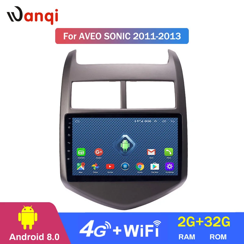 Автомобильный DVD-проигрыватель мультимедийная система GPS-навигации на Android 10 0 2 + 32