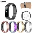 Высококачественный металлический браслет из нержавеющей стали FIFATA для Huawei Honor Band 54, умный Браслет для фитнеса, сменный браслет для мужчин и женщин