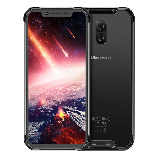 Gray Blackview BV9600 Pro IP68 водонепроницаемый мобильный телефон Helio P70 6 ГБ+ 128 Гб 6,2" 19:9 FHD AMOLED 5580 мАч Android 9,0 смартфон NFC - Цвет: Gray
