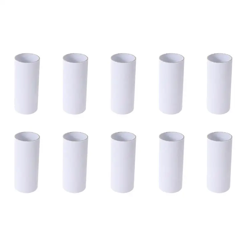 Креативные картонные трубки для рукоделия и рисования детей белого