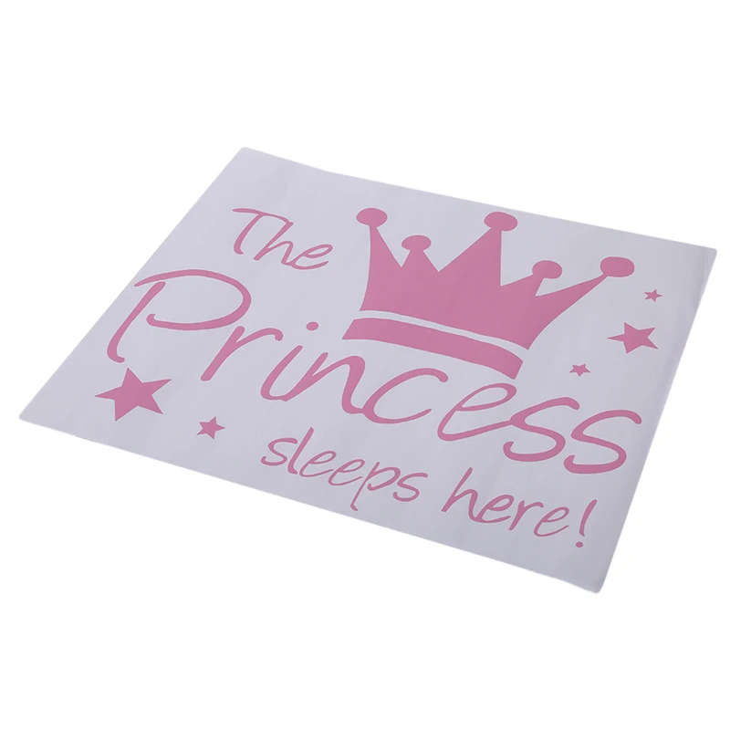 Спит принцесса здесь наклейки детской комнаты с английским алфавитом виниловые