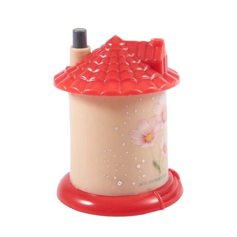 Фиолетовый цветочный принт ярко синий дом в форме Фотообои|Подставки для