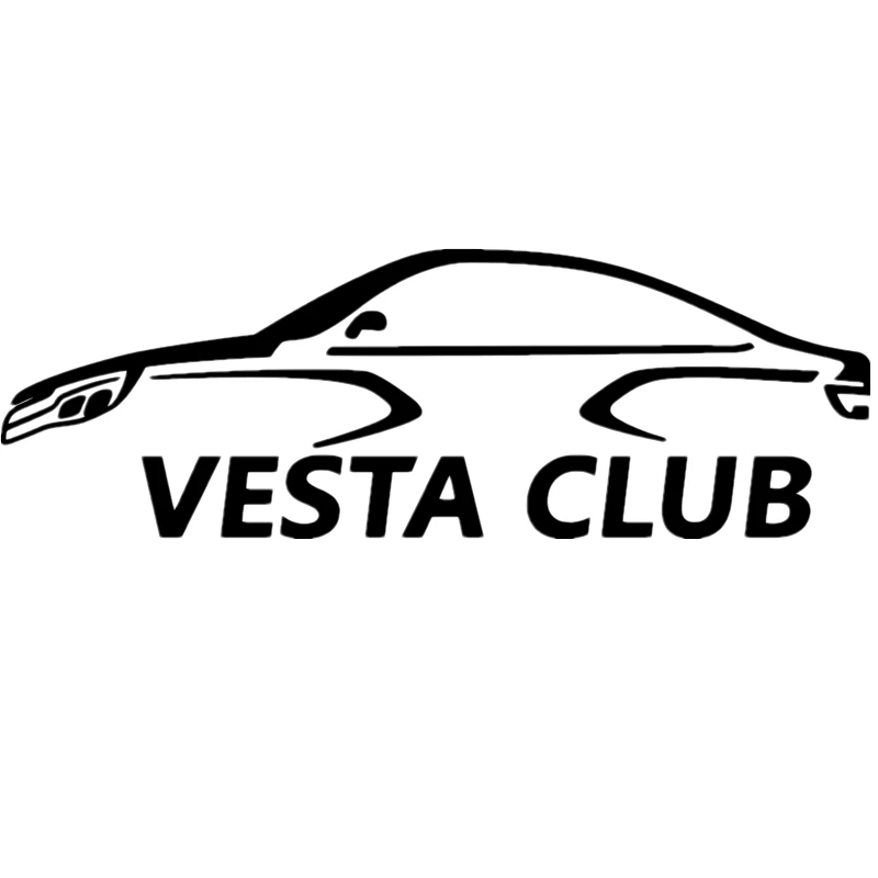 

Car Sticker VESTA CLUB Funny Vinyl Decal for Auto Car Stickers Styling PVC,20*6.7cm