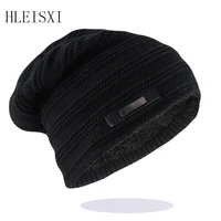 new skullies beanies winter hats for men scarf knitted hat women male gorras warm soft neck bonnet beanie hat cap