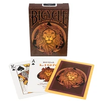bicycle lion playing cards standard deck uspcc collectible poker magic card games magic props magic tricks for magician