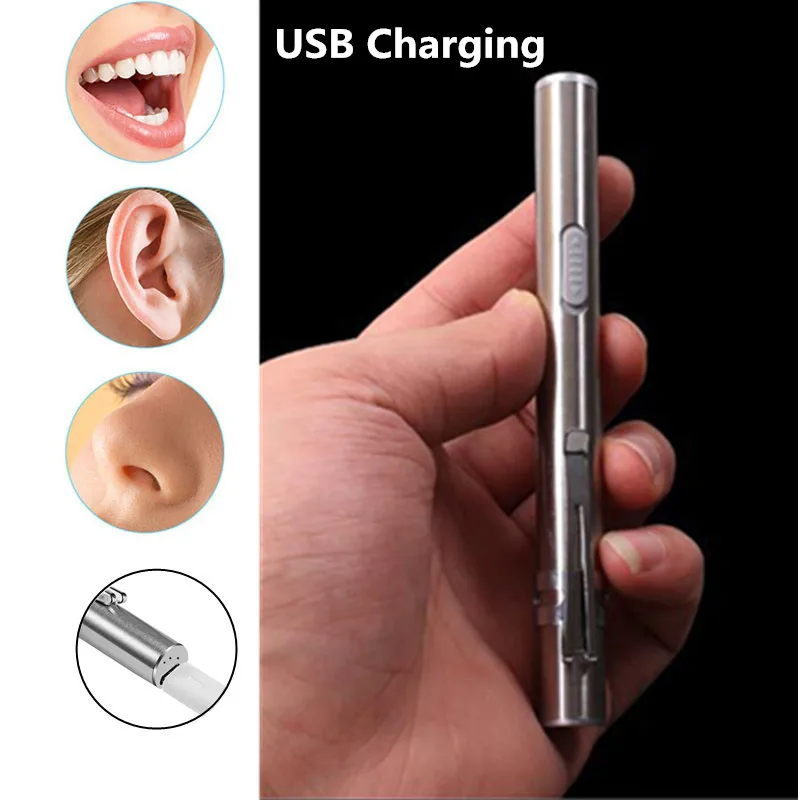 

Mini Super Bright Surgical Doctor Stainless Steel USB Rechargeable Medical Handy Pen Light LED Torch