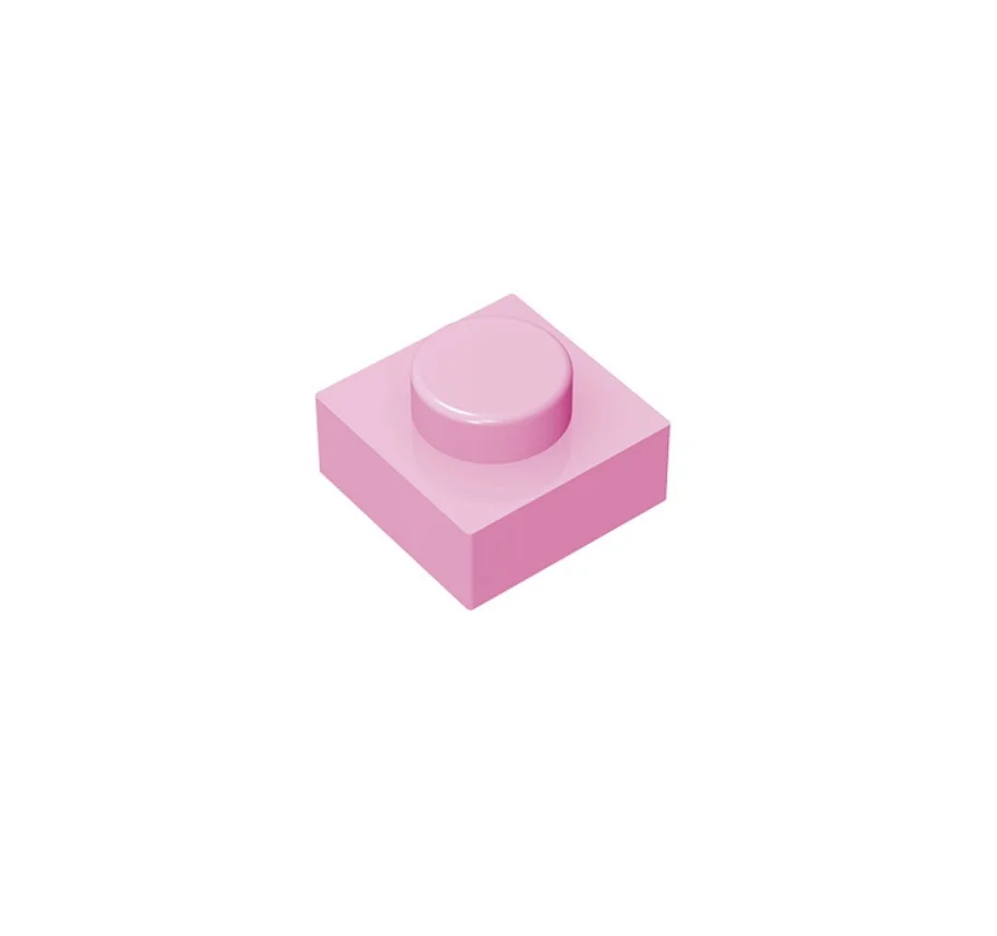 BuildMOC 3024 пластина 1X1 для игрушечного кирпича строительные блоки детали сделай сам