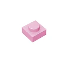 BuildMOC 3024 пластина 1X1 для игрушечного кирпича, строительные блоки, детали сделай сам, образовательные креативные Подарочные игрушки