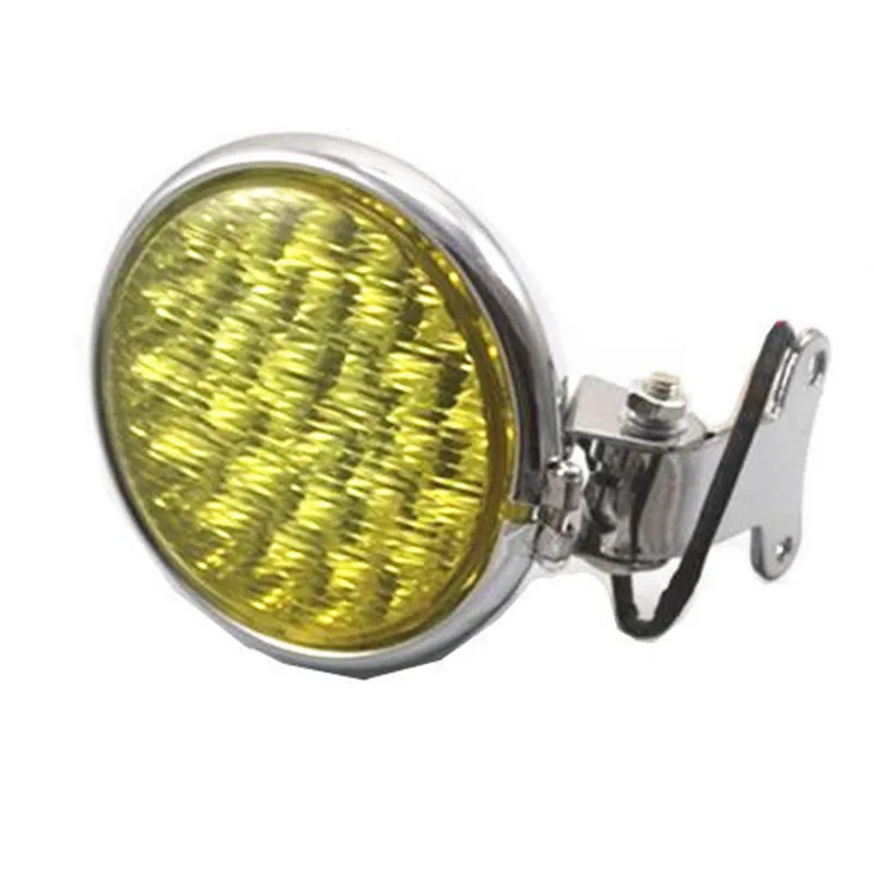 Универсальный мотоциклетный дальний и ближний свет светодиодная хромированная