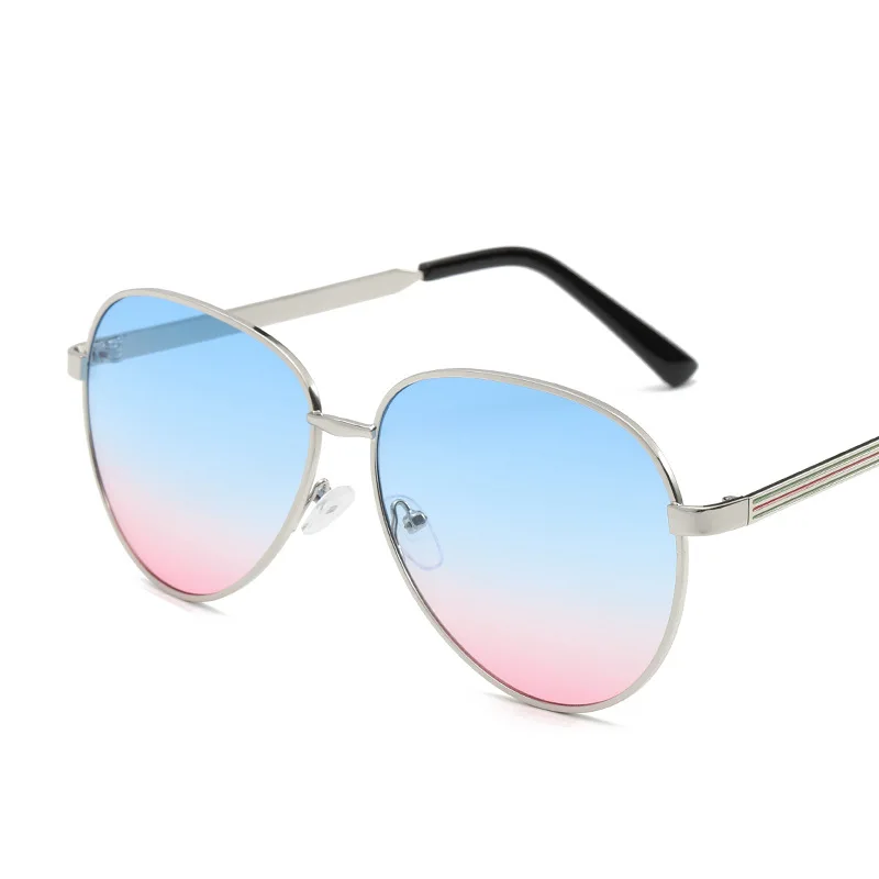 Солнцезащитные очки авиаторы женские брендовые дизайнерские трендовые большого
