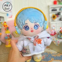 20cm plush doll toy for girls wang junkai karry tfboys suga v jungkook stuffed dolls accessories fans birthday gift