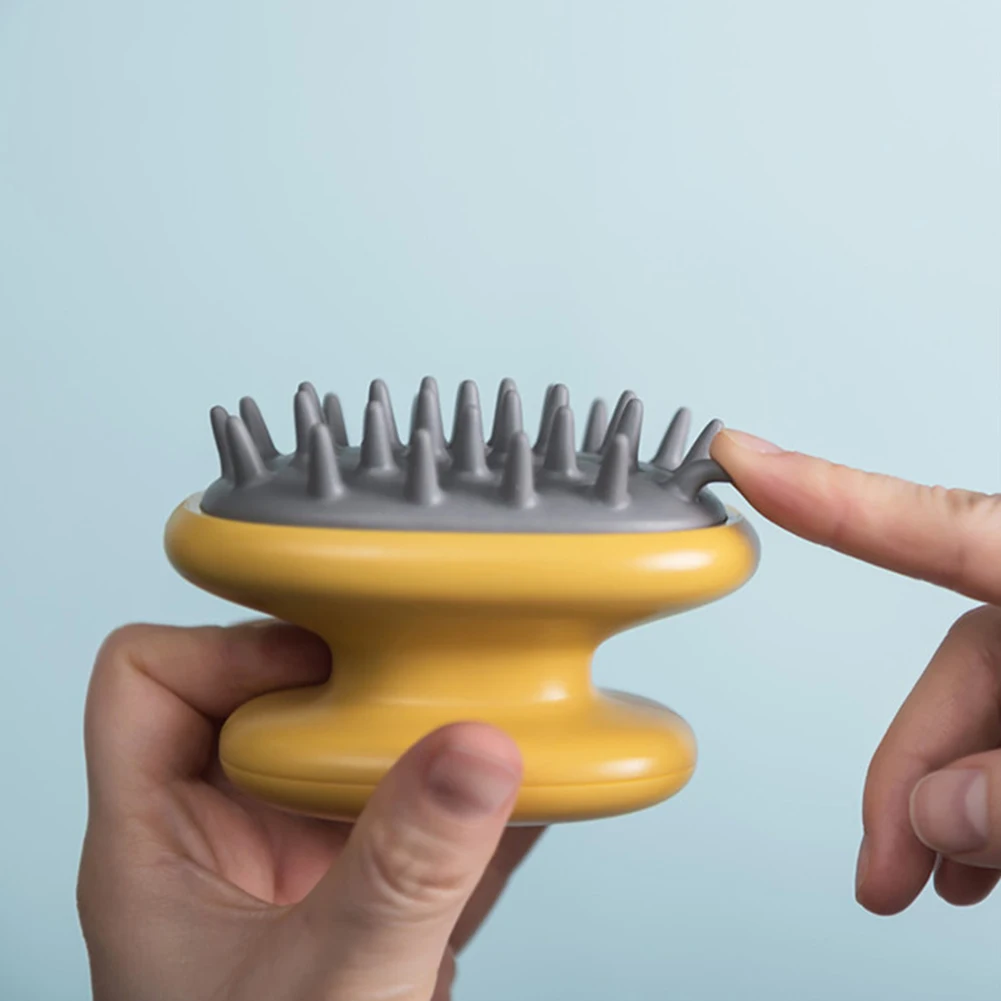 

Silicone Head Body Scalp Massage Brush Shampoo Brush Hair Washing Comb Shower Brush Bath SPA Massage Brush Hair Brush