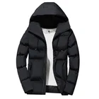 Мужской пуховик, Зимняя Теплая стеганая мужская куртка с капюшоном, стеганый капюшон, утолщенный пуховик в Корейском стиле, Мужское пальто, осень 2020