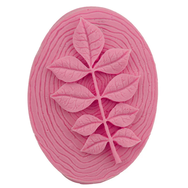 Форма для мыла в форме листа новая силиконовая 3D форма украшения помадки торта