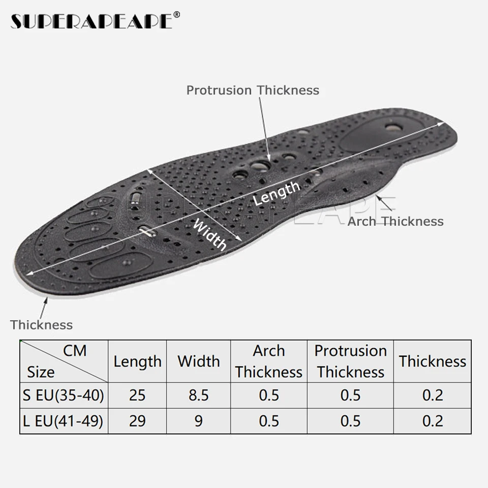 Магнитные массажные стельки для мужчин и женщин терапевтические похудения