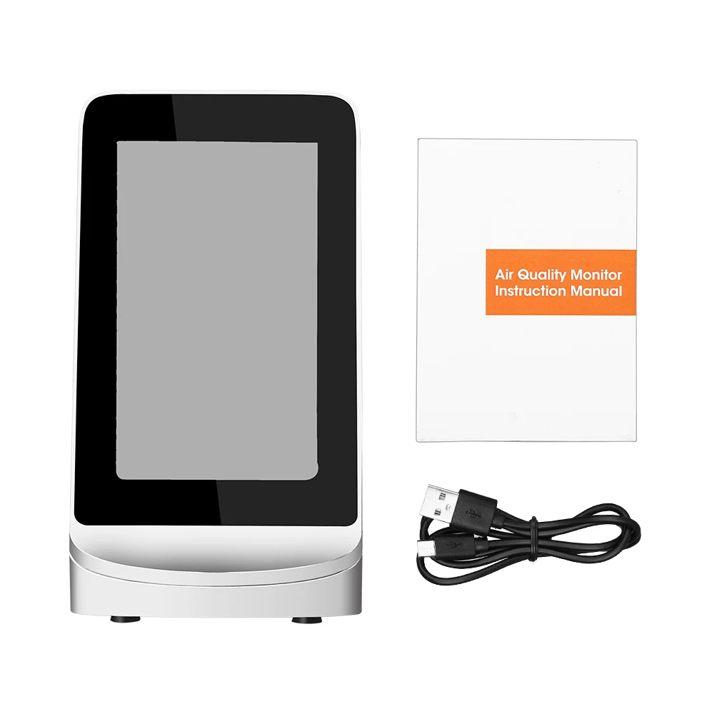 Монитор качества воздуха точный тестер для формальдегида (HCHO) TVOC PM2.5/PM1.0/PM10 AQI