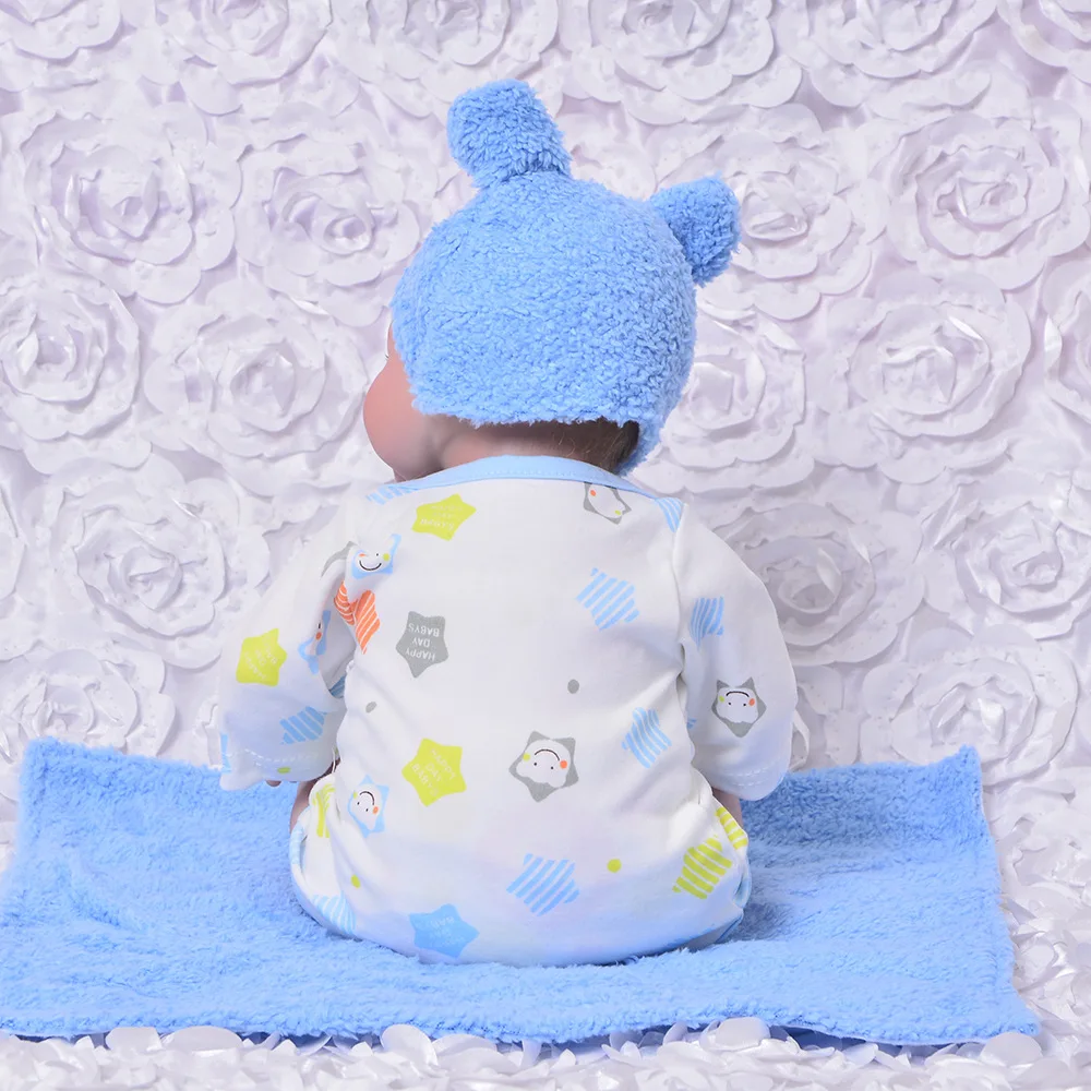 Реалистичная 17 дюймов Bebe Кукла реборн игрушка 42 см силиконовая кукла реборн Младенец Девочка Мальчик Близнецы новорожденный малыш кукла подарок