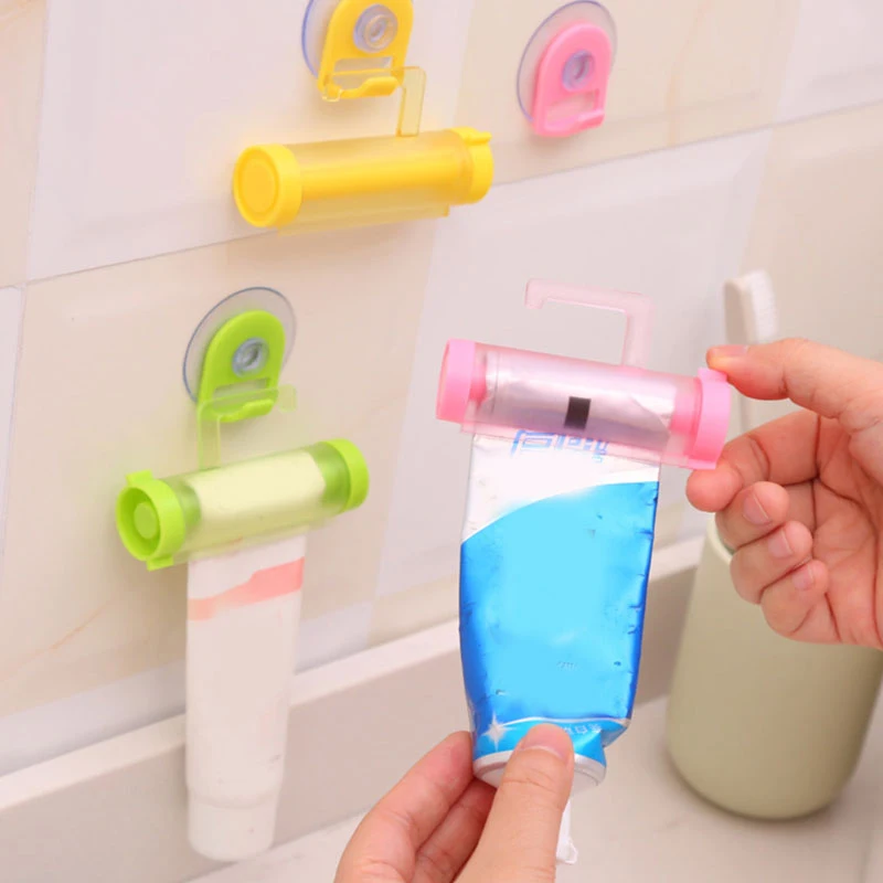 

Convenient Wall-mounted Toothpaste Squeezer Simple Labor-saving Toothpaste Dispenser Bathroom Accessories Household Items