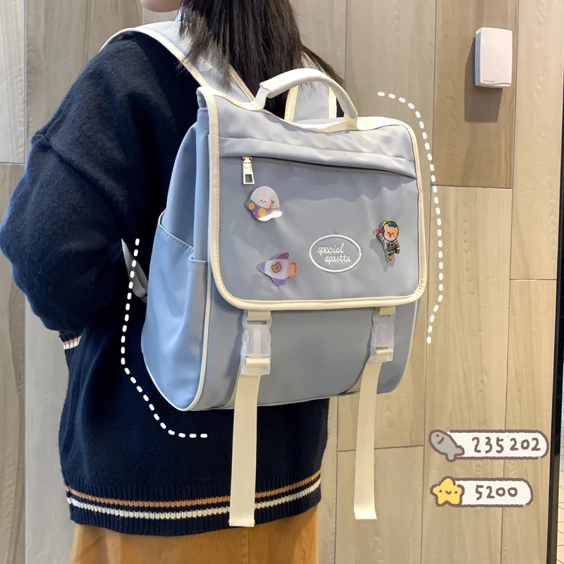 

Pupil Cute Small Backpack for Girls Trendy Shoulder School Bags for Teenagers Female Travel Backpacks Kawaii Women Bookbags New