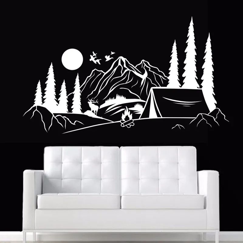 Бак олень монтайн наклейка палатка Кемпинг утка Наклейка на стену Декор охотник