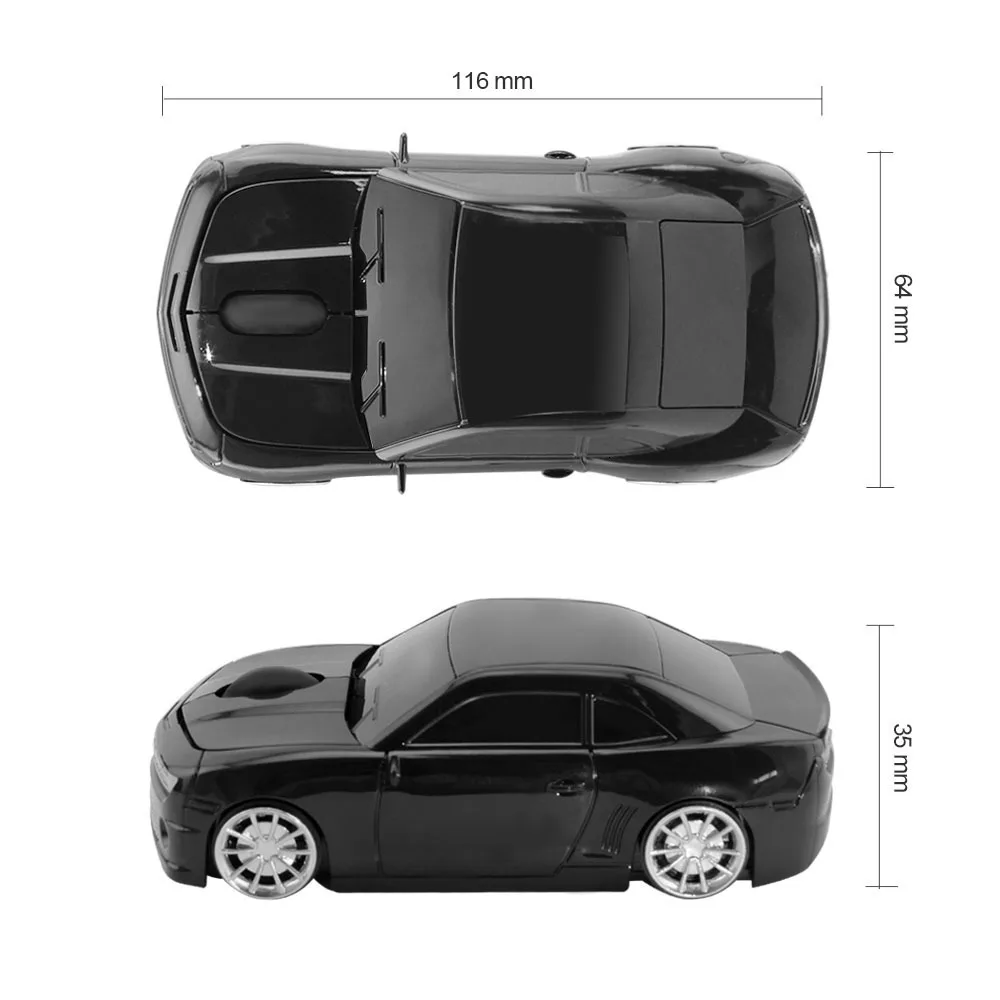CHYI, беспроводная мышь, эргономичная, 2,4 ГГц, 1600 dpi, 5th Gen, Camaro, мышка для автомобиля, 4 цвета, спортивный Кош для ПК, ноутбука, рабочего стола
