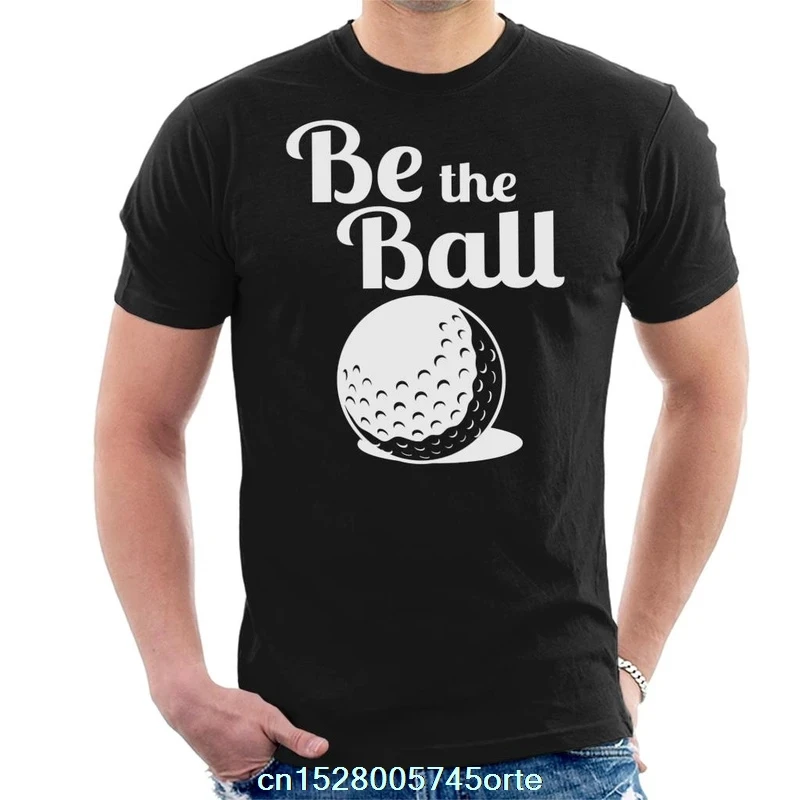Мужская футболка с принтом camiseta Caddyshack Be The Ball 100% хлопок женская футболка|Мужские