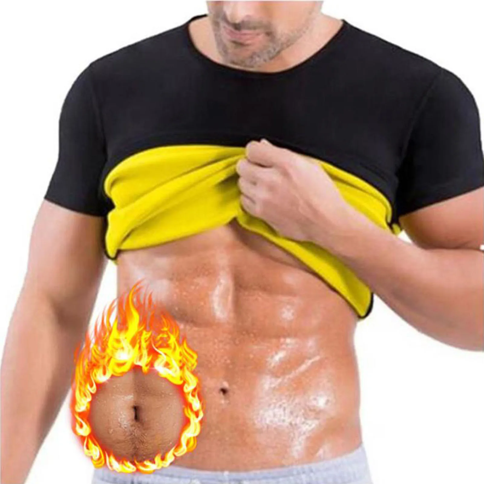 Утягивающее белье 2021 мужское Спортивное утягивающее для живота и фитнеса