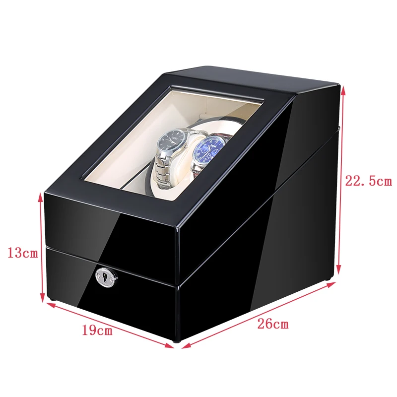 

Led Light Orbit Automatic Mabuchi Motor Watch Luxury High-end Fashion Rotating Winder Box