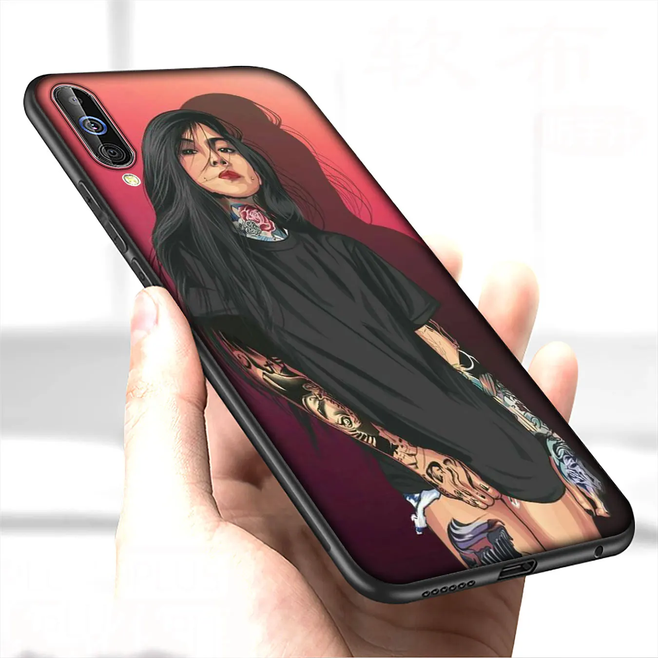 IYICAO Татуированная принцесса Алиса Ариэль Жасмин мягкий чехол для samsung Galaxy A70 A50 A60