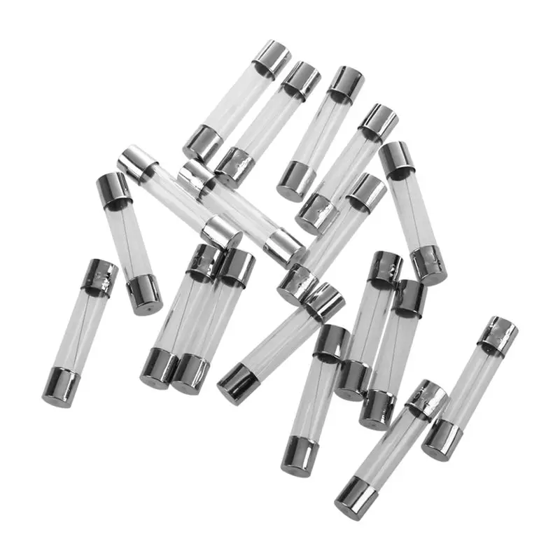 20pcs Fast Blow Glass Tube Fuse 5 Amps 250V 6mm x 30mm | Обустройство дома