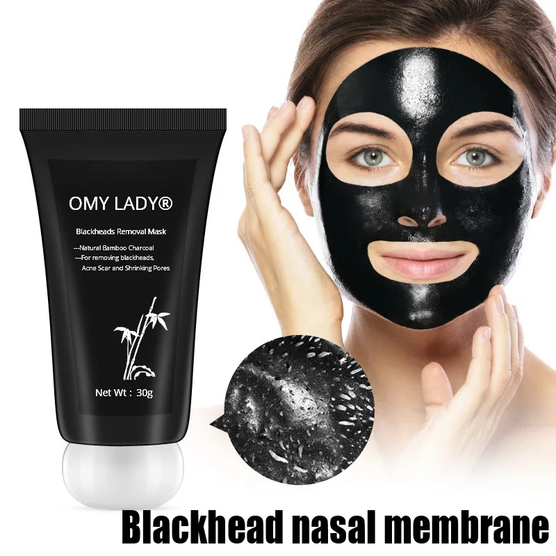 Men Women Blackhead Remove Face Mask Bamboo Charcoal Peel Off 30g KG66 |