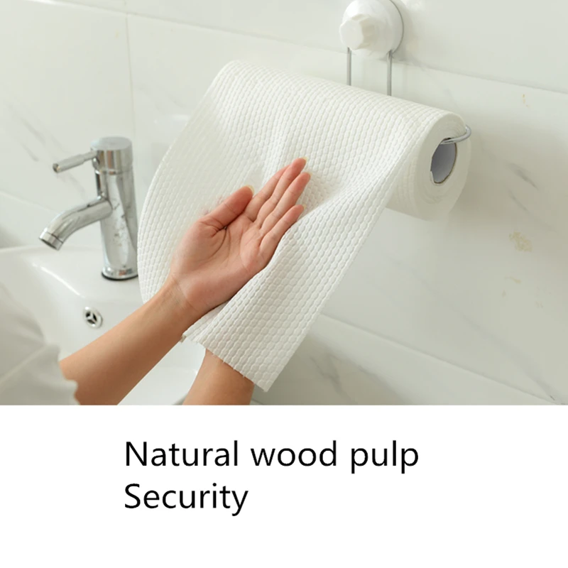 Одноразовое полотенце 50 шт./рулон мягкие впитывающие кухонные бумажные