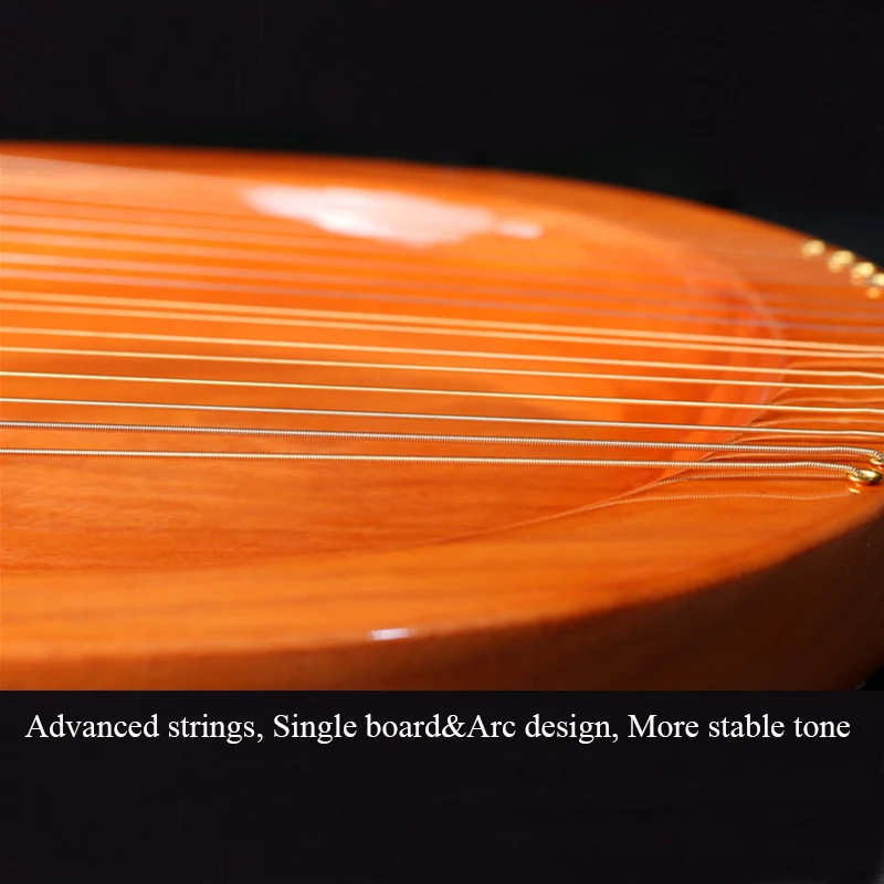 Customized Engrave Name Logo 16 Strings Lyre Harp Single Board Arc Design Musical Instruments with Pickup Tuning Tools | Спорт и