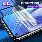 Для Oppo Realme 6 5 5i 3 Pro C3 X2 XT X50 Передняя тонкая полностью покрывающая края мягкая Гидрогелевая пленка из ТПУ Взрывозащищенная защита экрана
