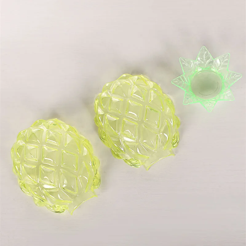 12Pcs Pineapple Shaped Candy Box Plastic Fruit Sugar Container Baby Shower Birthday Wedding Favor Gift | Дом и сад